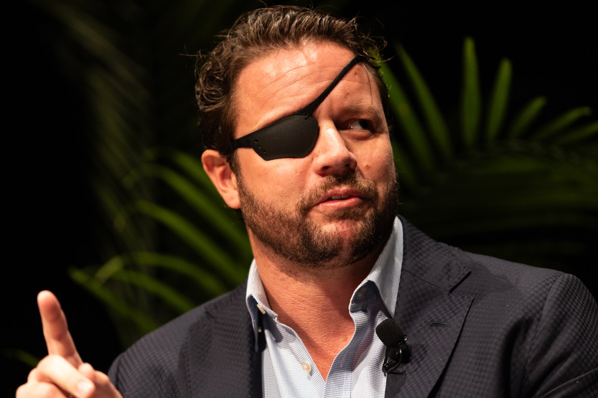 U.S. Rep. Dan Crenshaw speaks at The Texas Tribune Festival in Austin on Sept. 6, 2024.