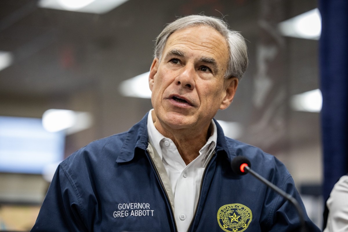Gov. Greg Abbott.