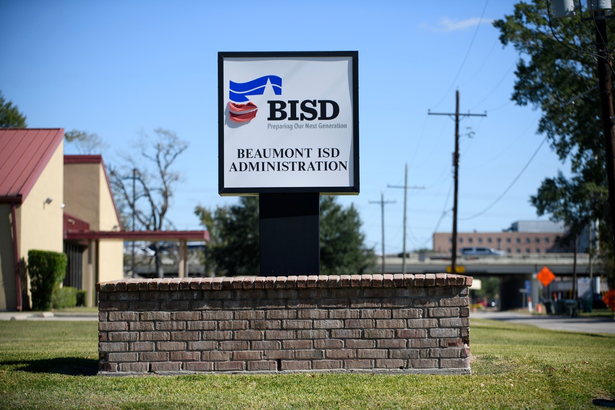 The Beaumont ISD Administration building in Beaumont on Nov. 5, 2025.