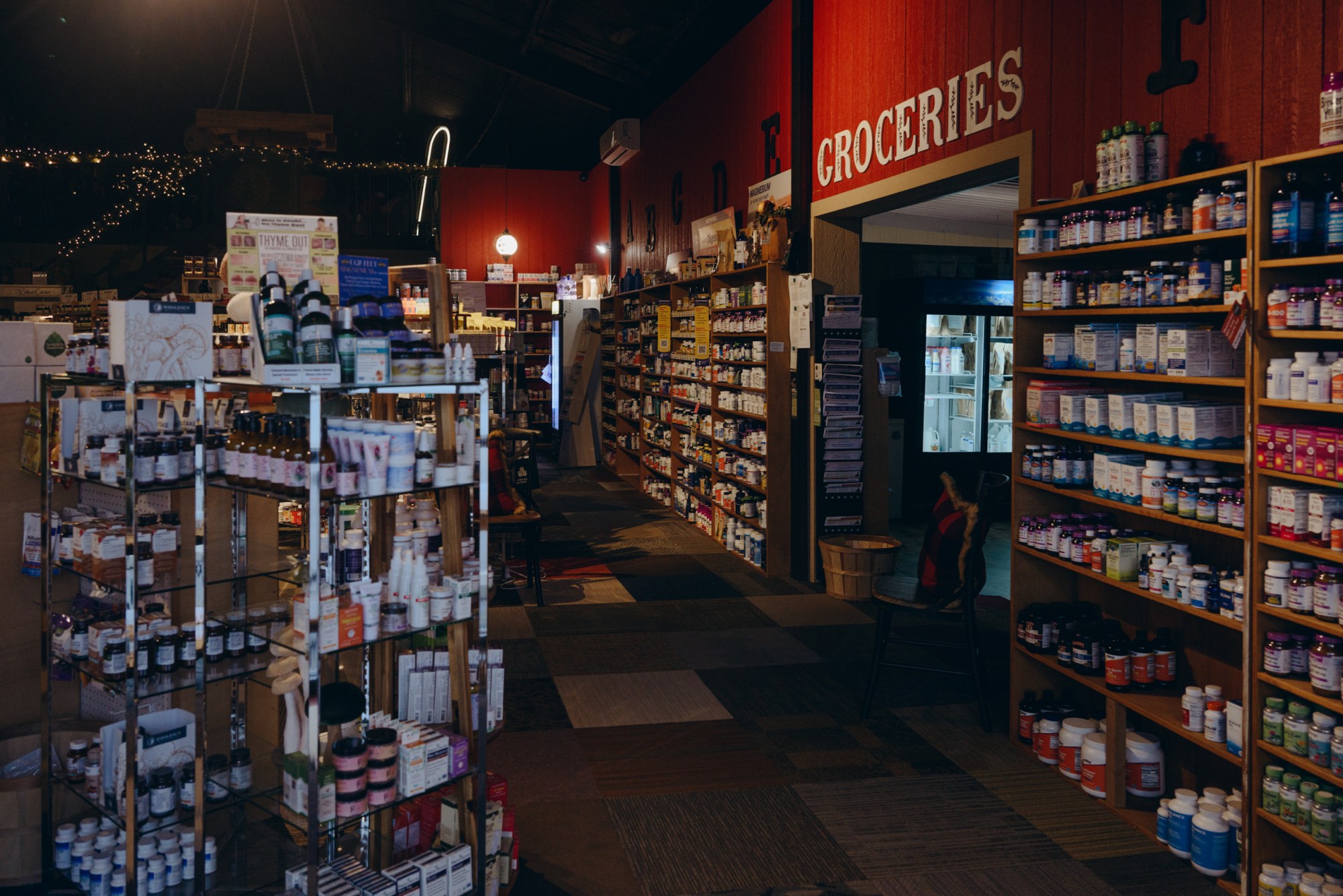 Health 2 U, a health food store frequented by the Mennonite community, offers a wide variety of natural supplements and other wellness supplies in Seminole on Nov. 30, 2025.