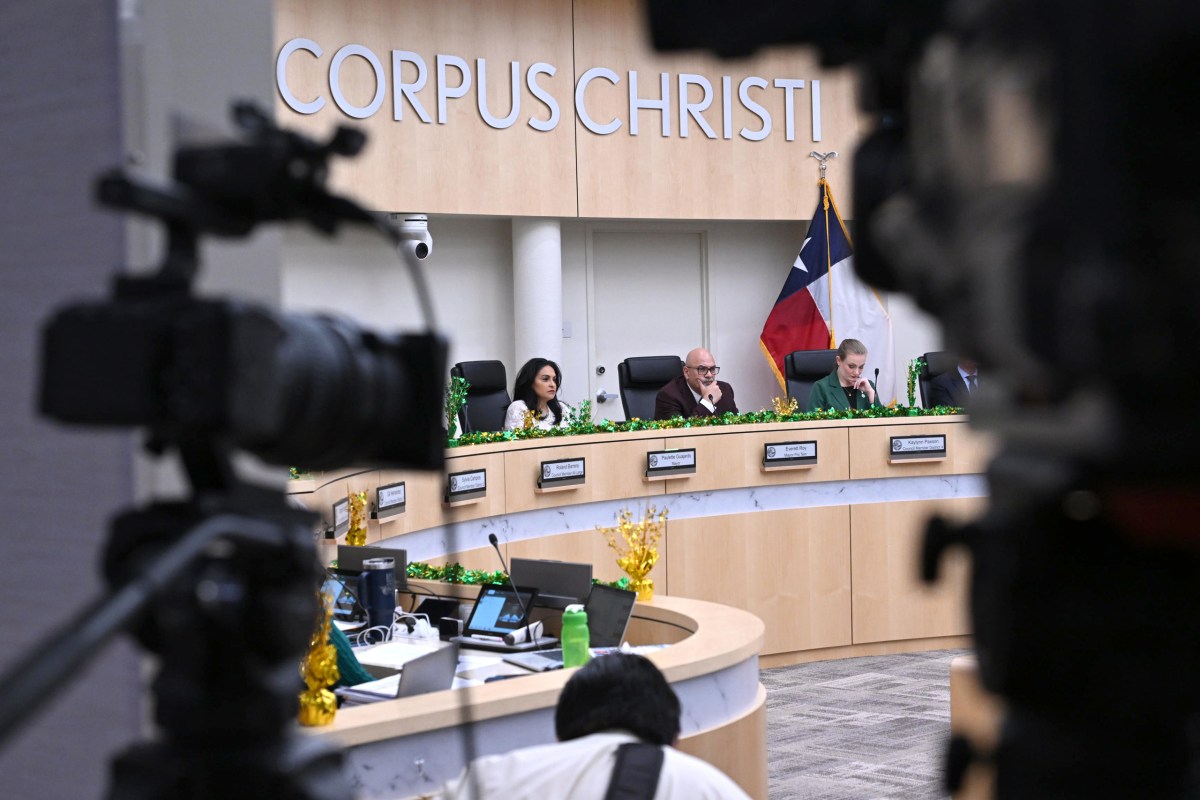 The Corpus Christi City Council meets to discuss the city's depleting water supplies on March 17, 2026.