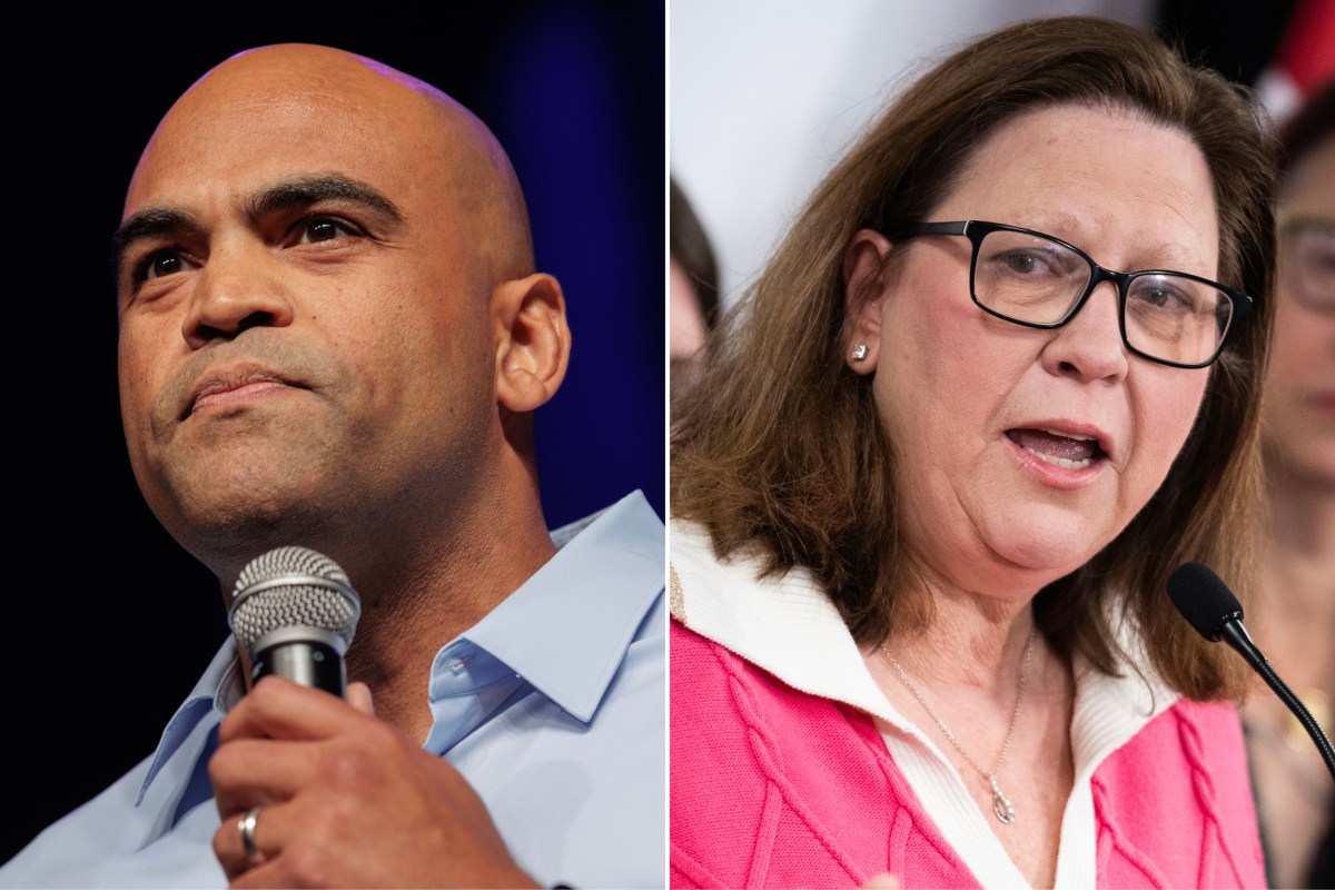 Former U.S. Rep. Colin Allred and U.S. Rep. Julie Johnson, D-Farmers Branch. The two appeared headed for a runoff election to represent Texas’ 33rd Congressional District.